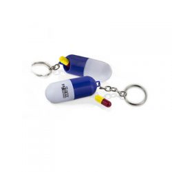 Key chain capsule Pillbox